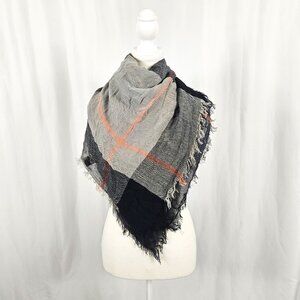 A New Day - Plaid Pattern Gray Black